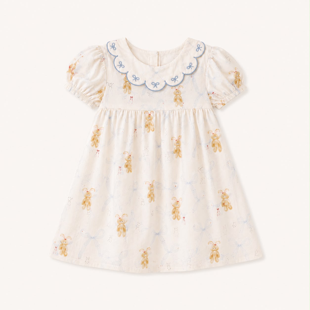 Bunny & Bows Pajama Dress